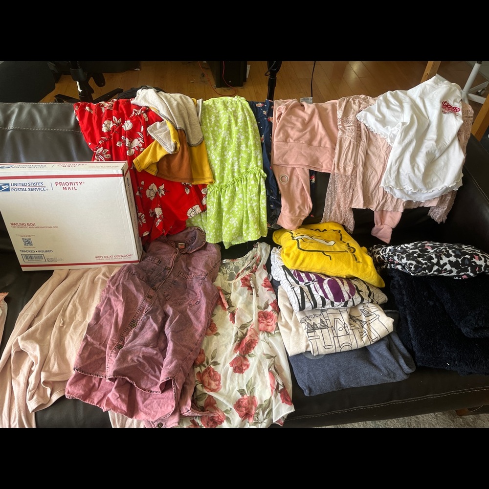 6+ pcs teen/girly tops and dresses